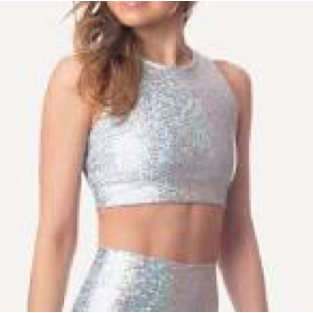 Emily Hsu Designs Mermaid Crop in Crystal